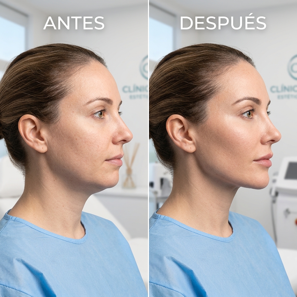 Antes y Después Armonización Facial